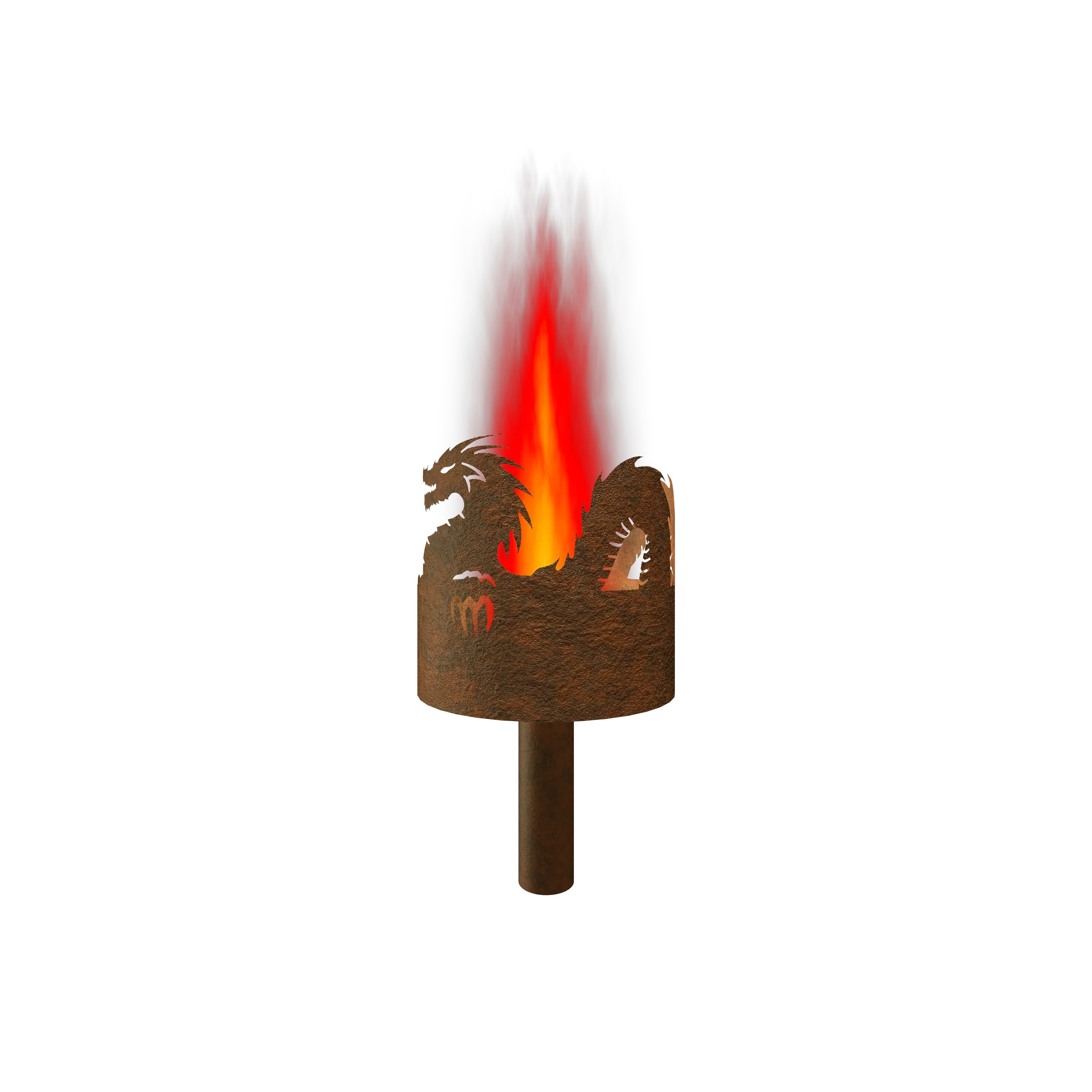 Gartenfackel Drache - feuertonnen.org