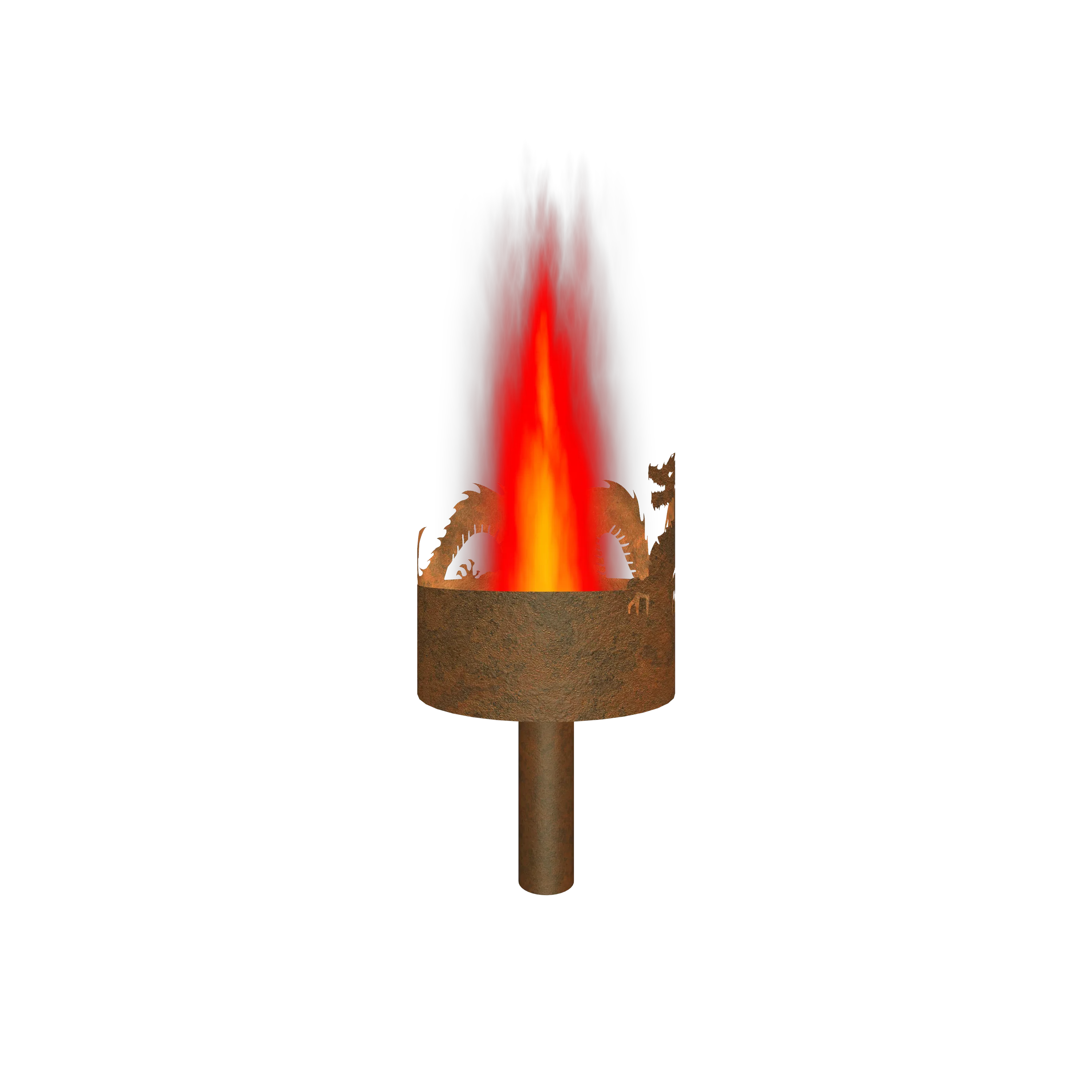 Gartenfackel Drache - feuertonnen.org