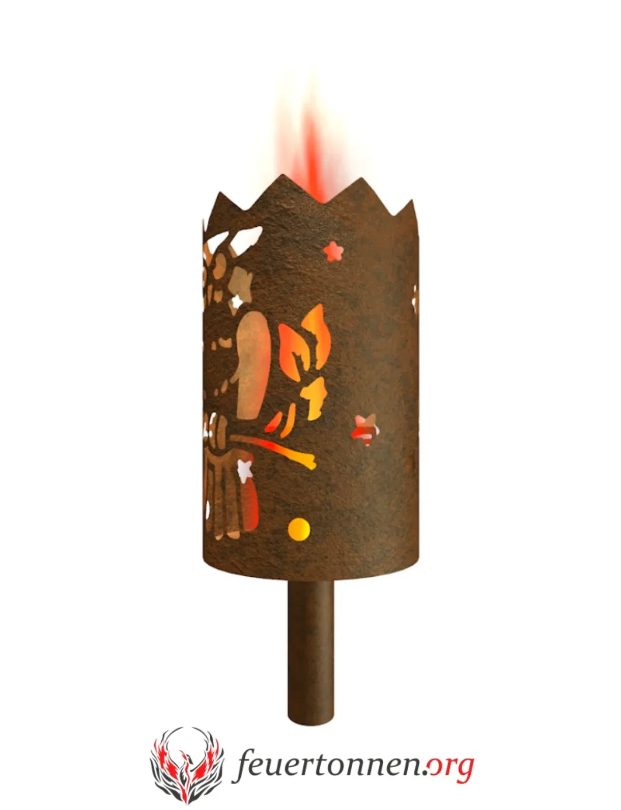 Gartenfackel Eule - feuertonnen.org