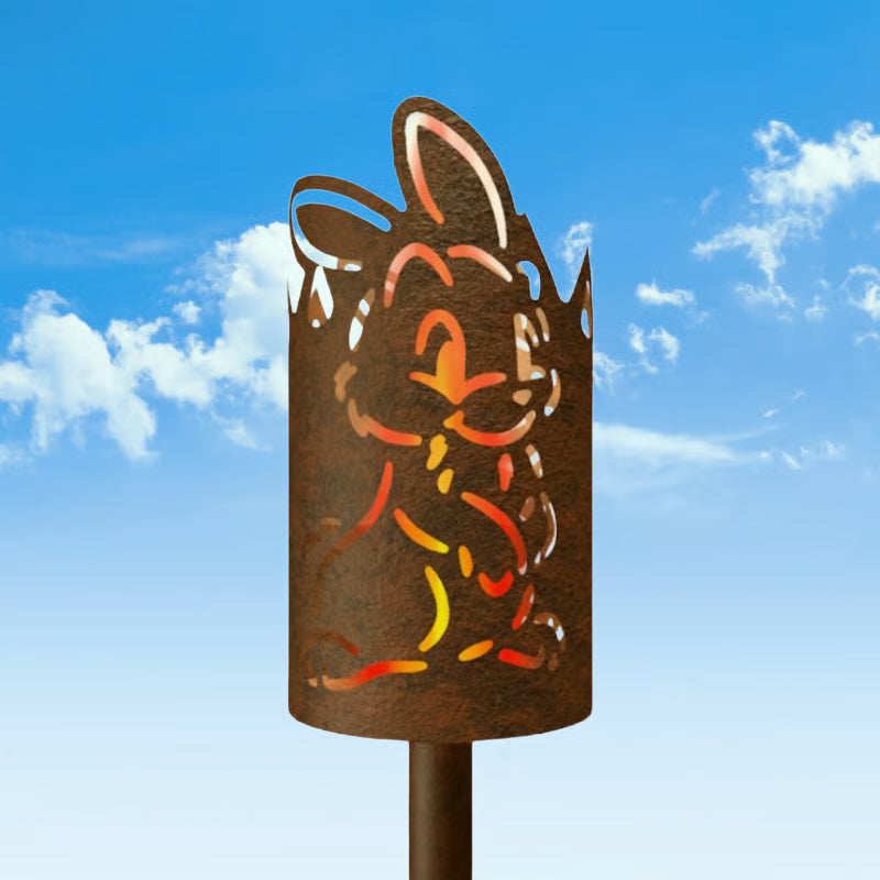 Gartenfackel Hase - feuertonnen.org