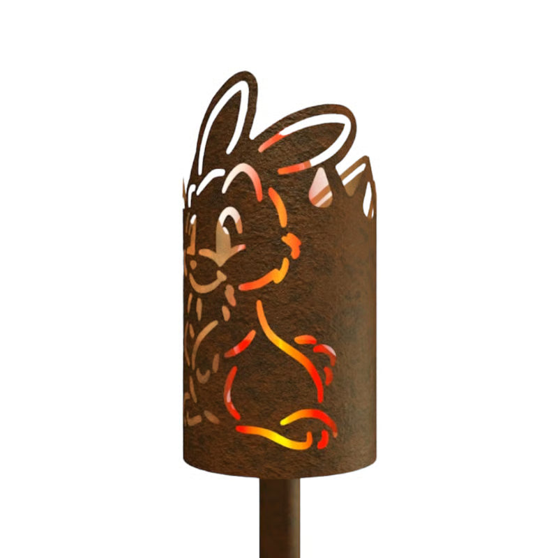 Gartenfackel Hase - feuertonnen.org