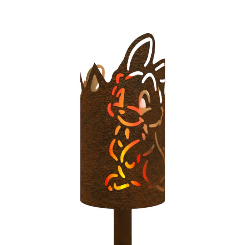 Gartenfackel Hase - feuertonnen.org