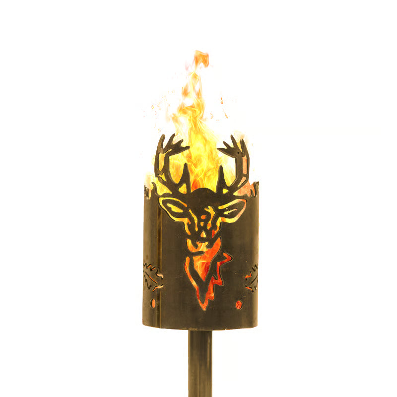 Gartenfackel Hirsch - feuertonnen.org