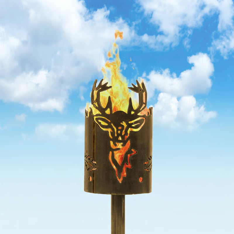 Gartenfackel Hirsch - feuertonnen.org