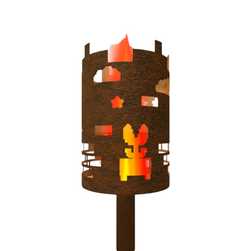 Gartenfackel Retro Game - feuertonnen.org