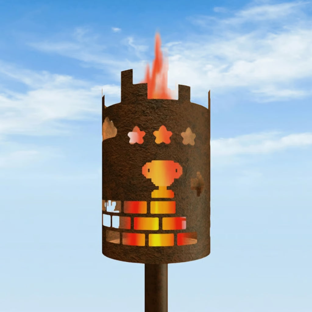 Gartenfackel Retro Game - feuertonnen.org