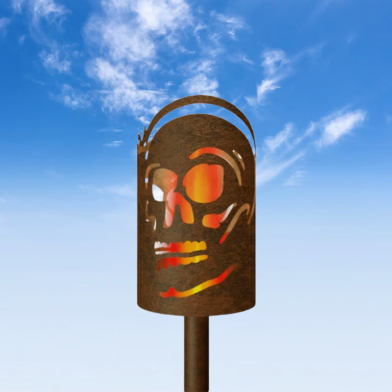 Gartenfackel Skull - feuertonnen.org