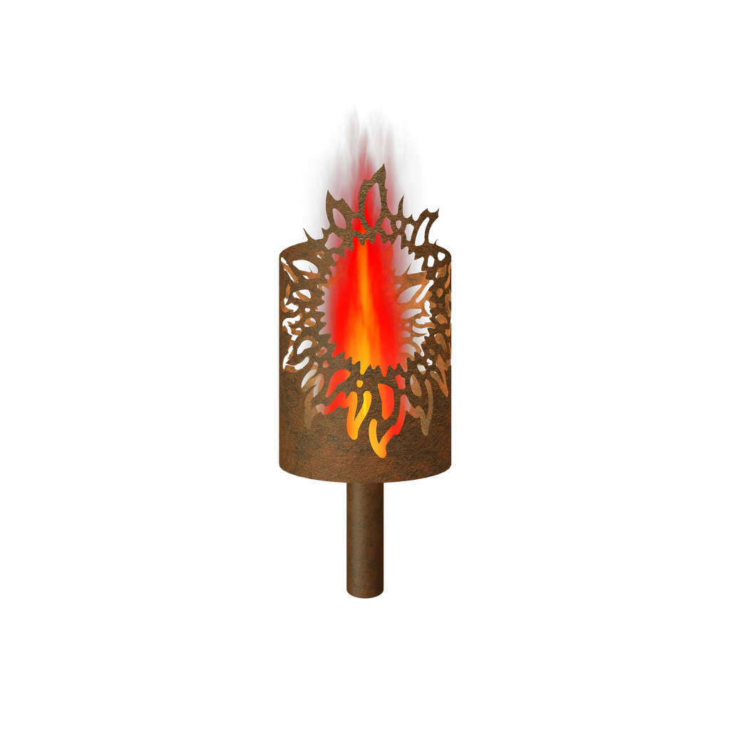 Gartenfackel Sonne - feuertonnen.org