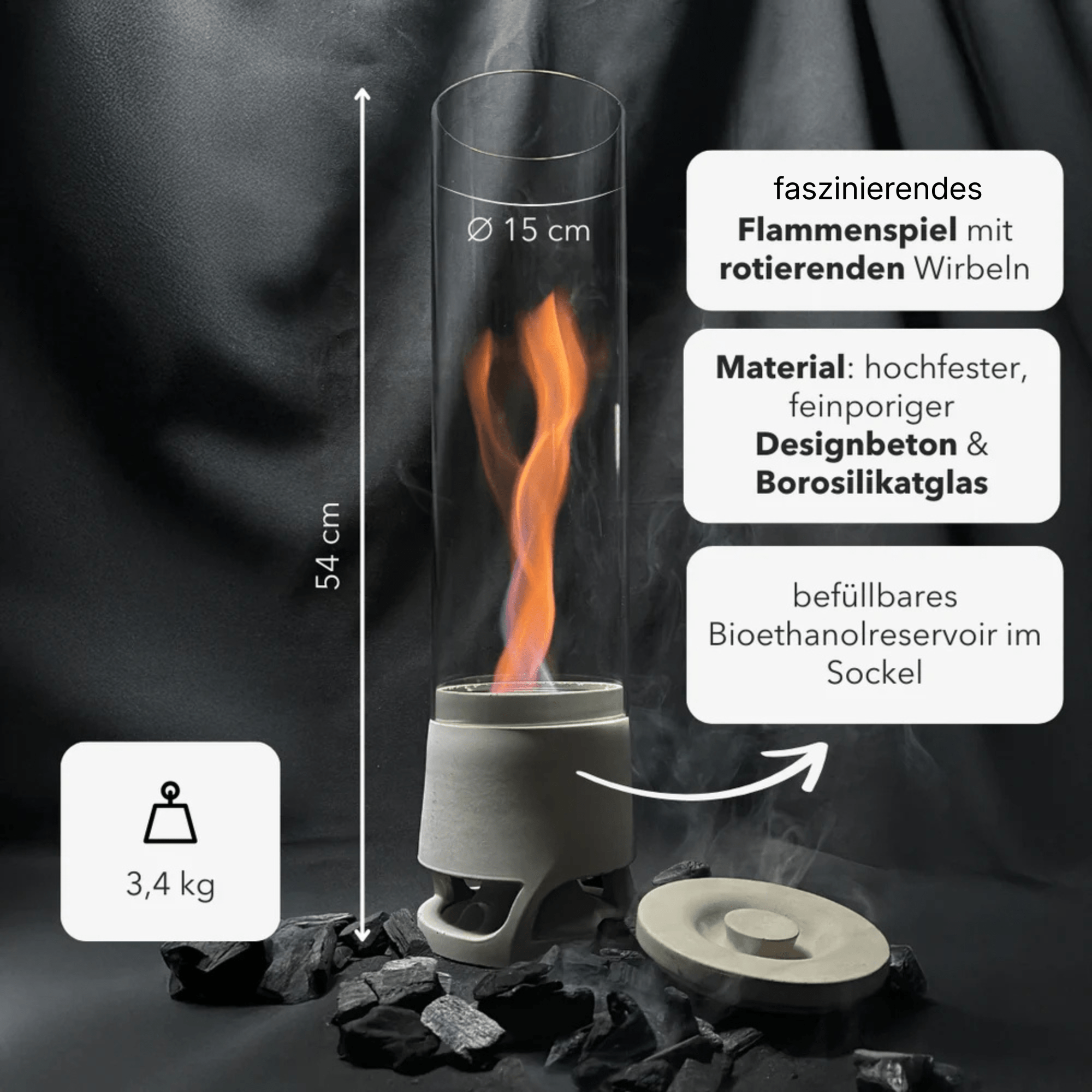 Standfeuer LUCEO Outdoor