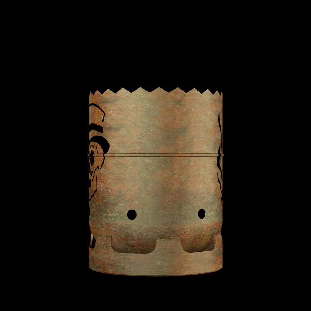 Feuertonne Gentleman Totenkopf - feuertonnen.org