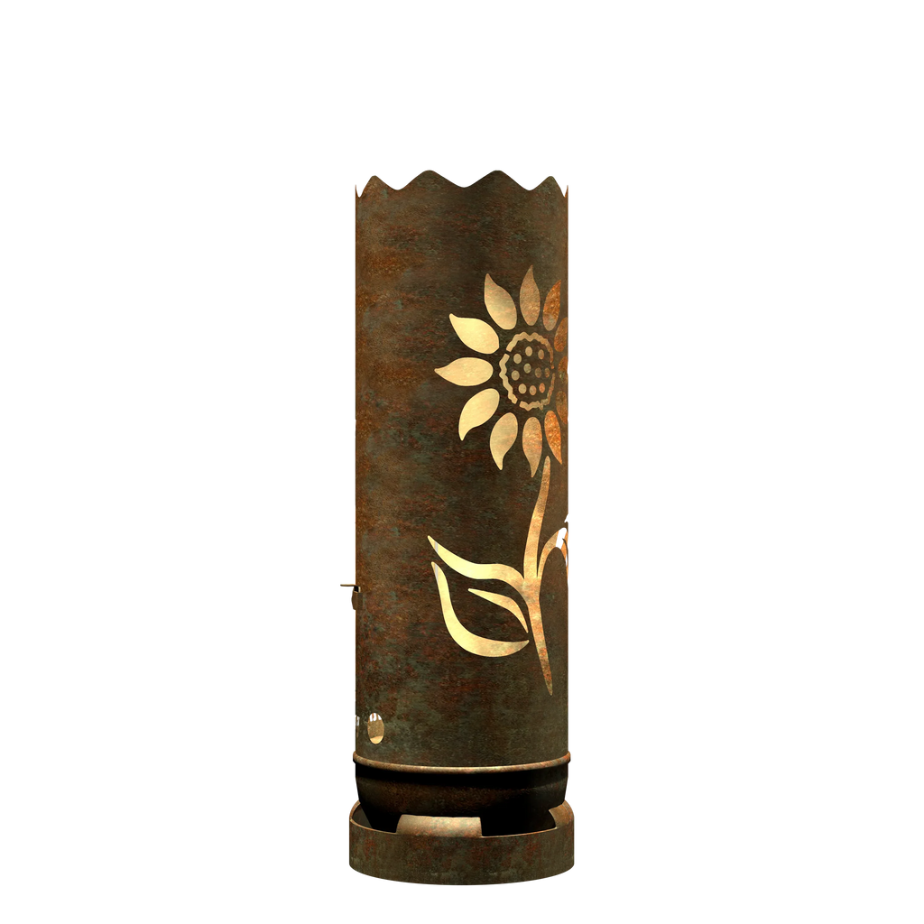 Feuertonne Sonnenblume - feuertonnen.org