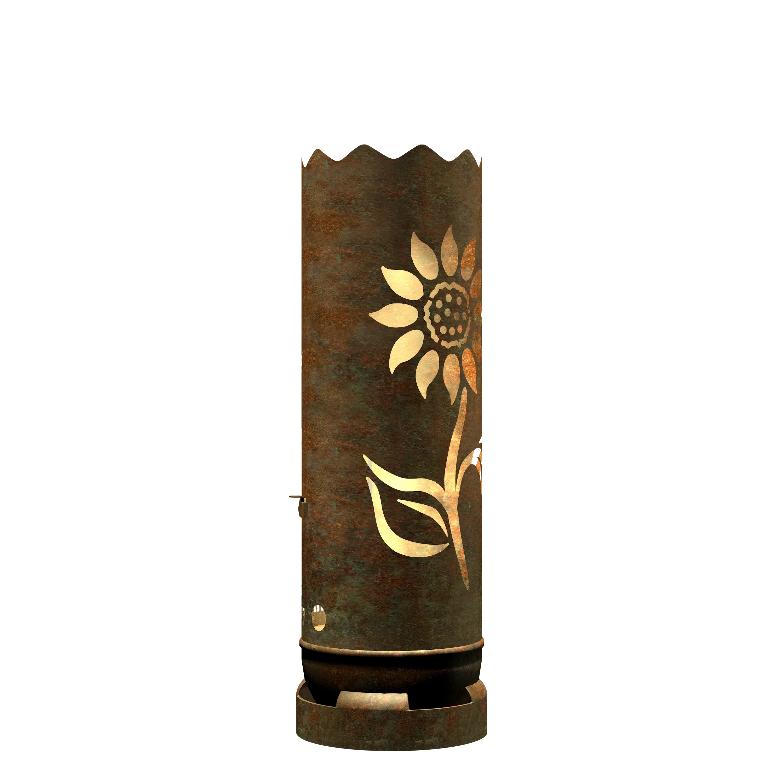 Feuertonne Sonnenblume - feuertonnen.org