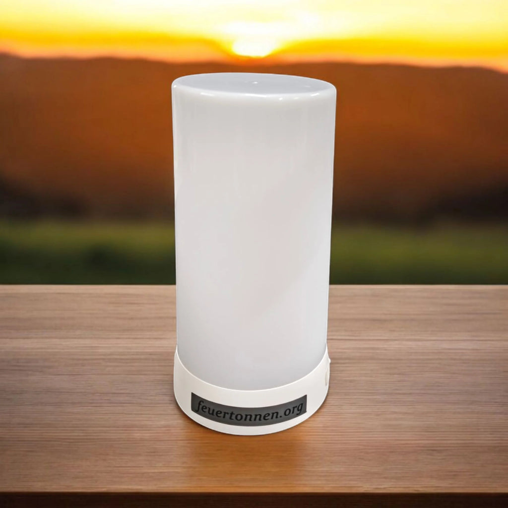 LED Flammen-Lampe mit Fernbedienung - ideal für unsere Gartenfackeln