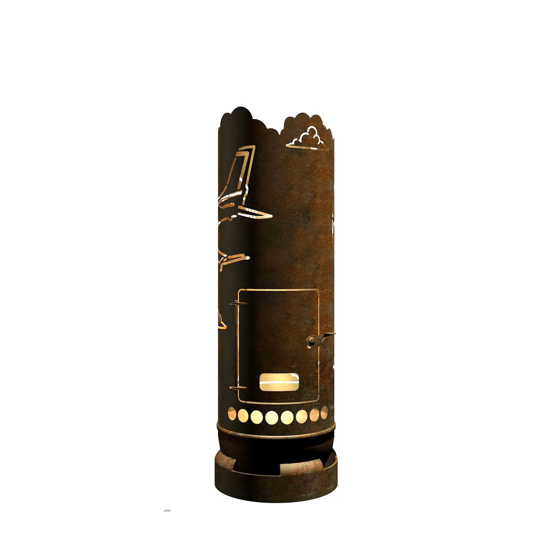 Feuertonne Flugzeug exklusiv Design