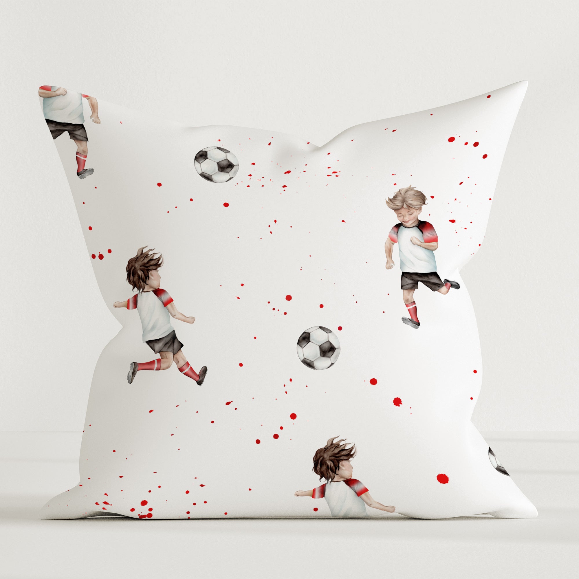 "Fussball" Premium Kinder Dekokissen