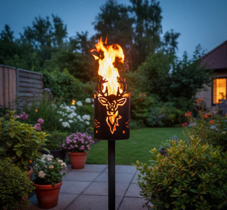 Gartenfackel Hirsch - feuertonnen.org