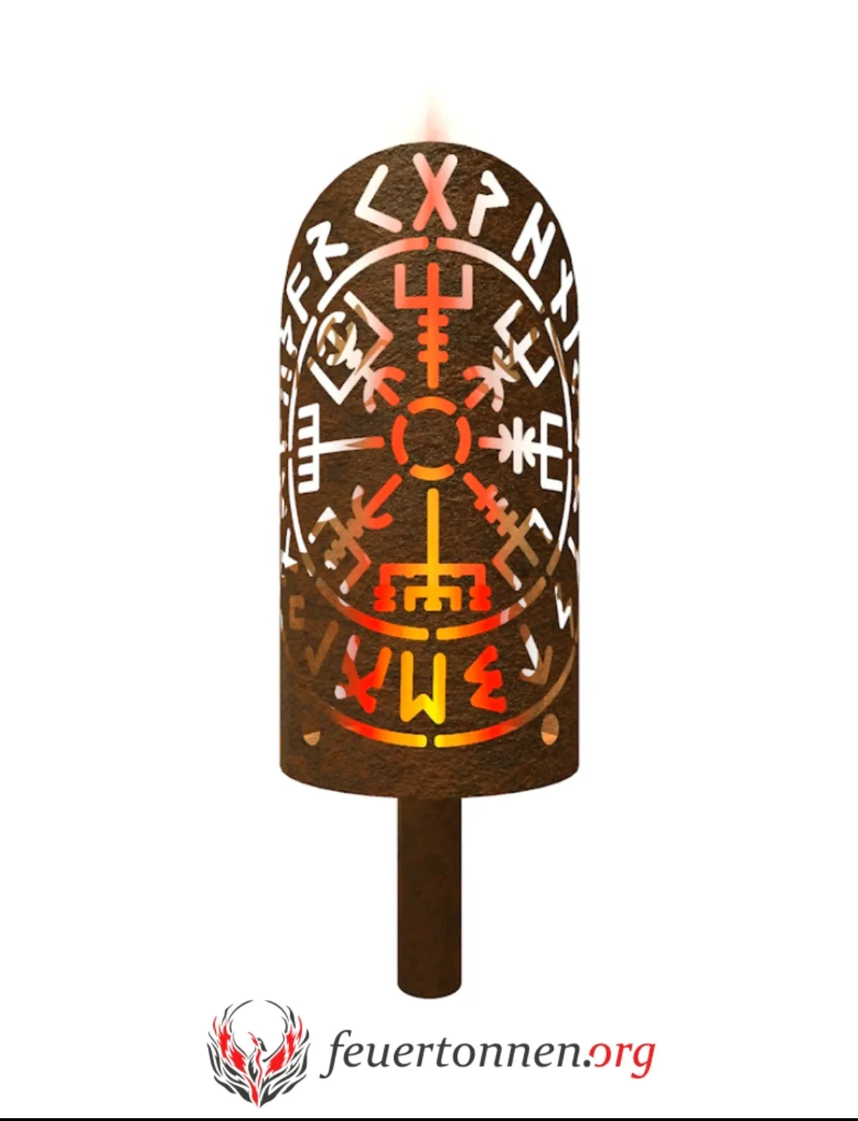 Gartenfackel Nordischer Kompass - feuertonnen.org