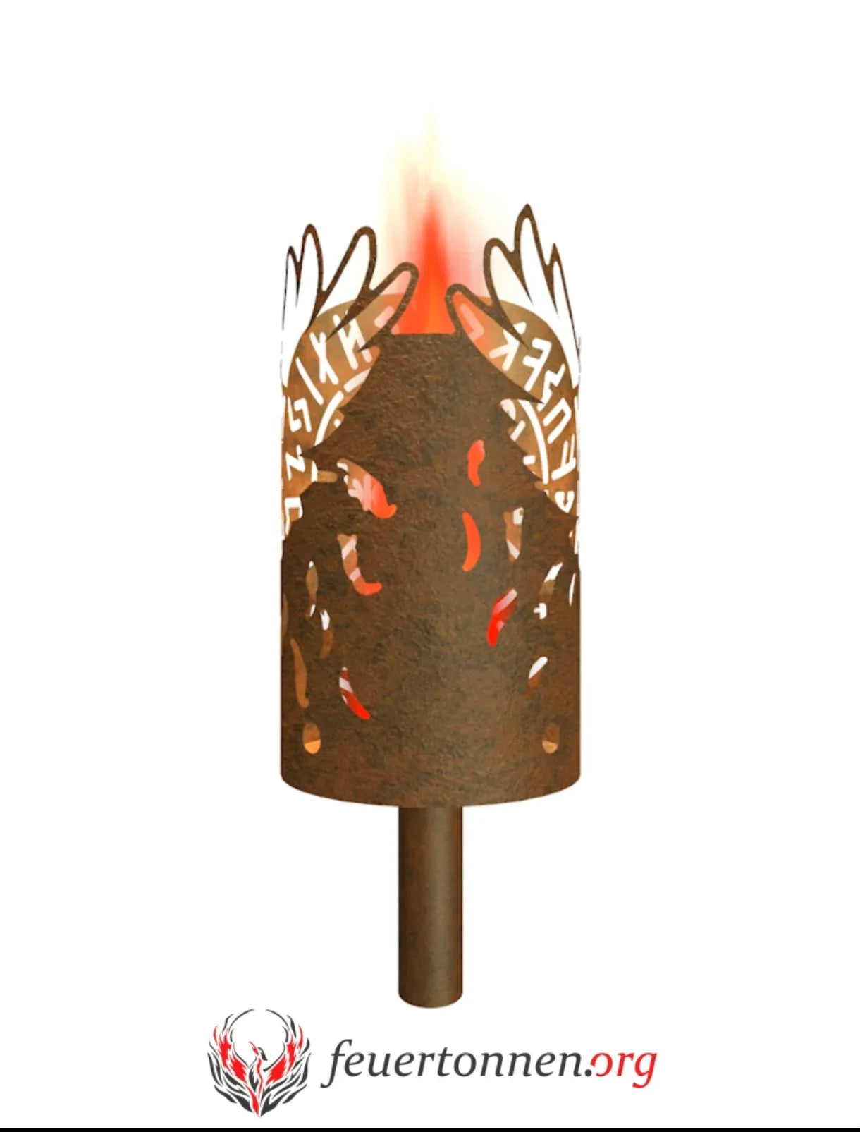 Gartenfackel Nordischer Kompass - feuertonnen.org