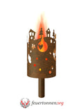 Gartenfackel Weihnachtsdorf - feuertonnen.org