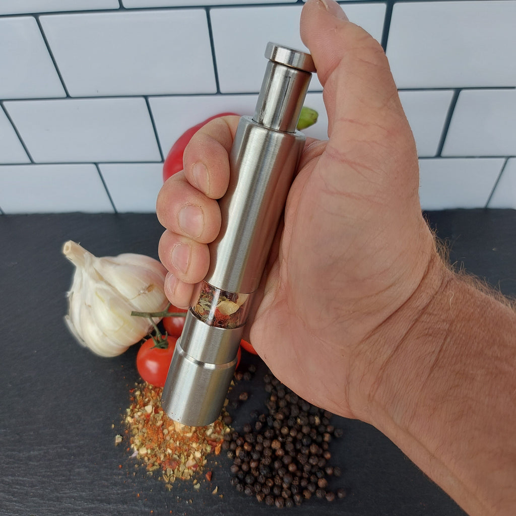 Gewürzmühle Edelstahl für Grill & BBQ – Perfekt für Steak & Gewürze