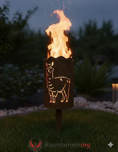 Gartenfackel Alpaka - feuertonnen.org