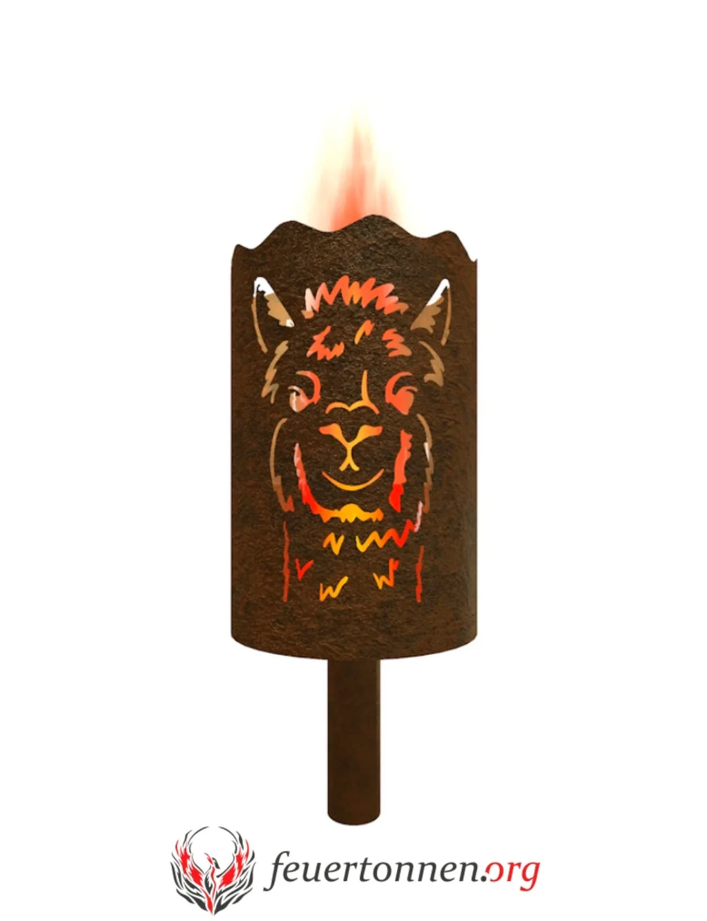 Gartenfackel Alpaka - feuertonnen.org