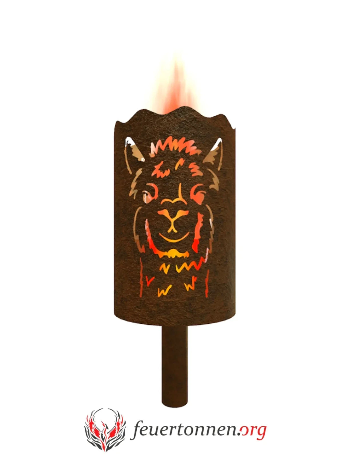 Gartenfackel Alpaka - feuertonnen.org