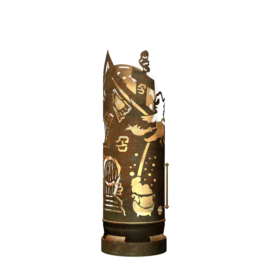 Feuertonne Hexenhaus exklusiv Design - feuertonnen.org