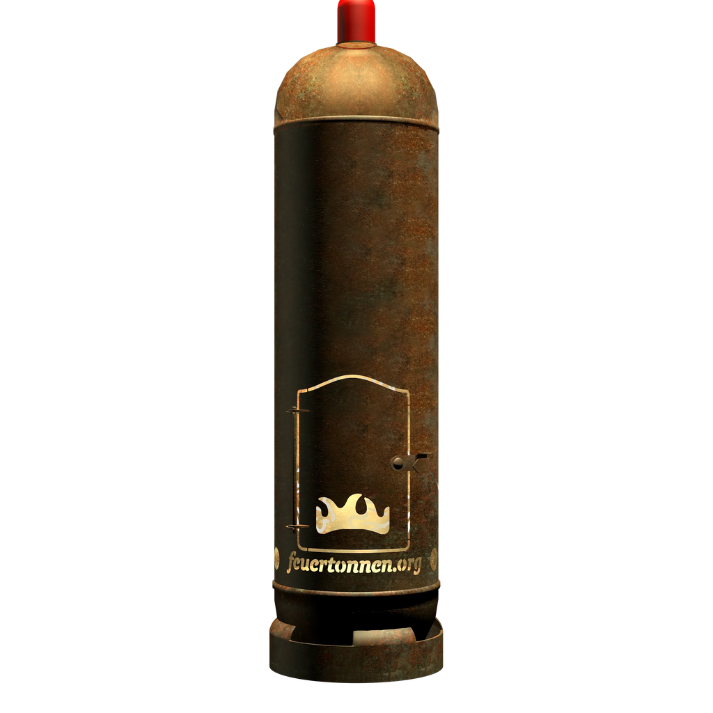 Feuertonne "Hirsch mit Eicheln" - feuertonnen.org