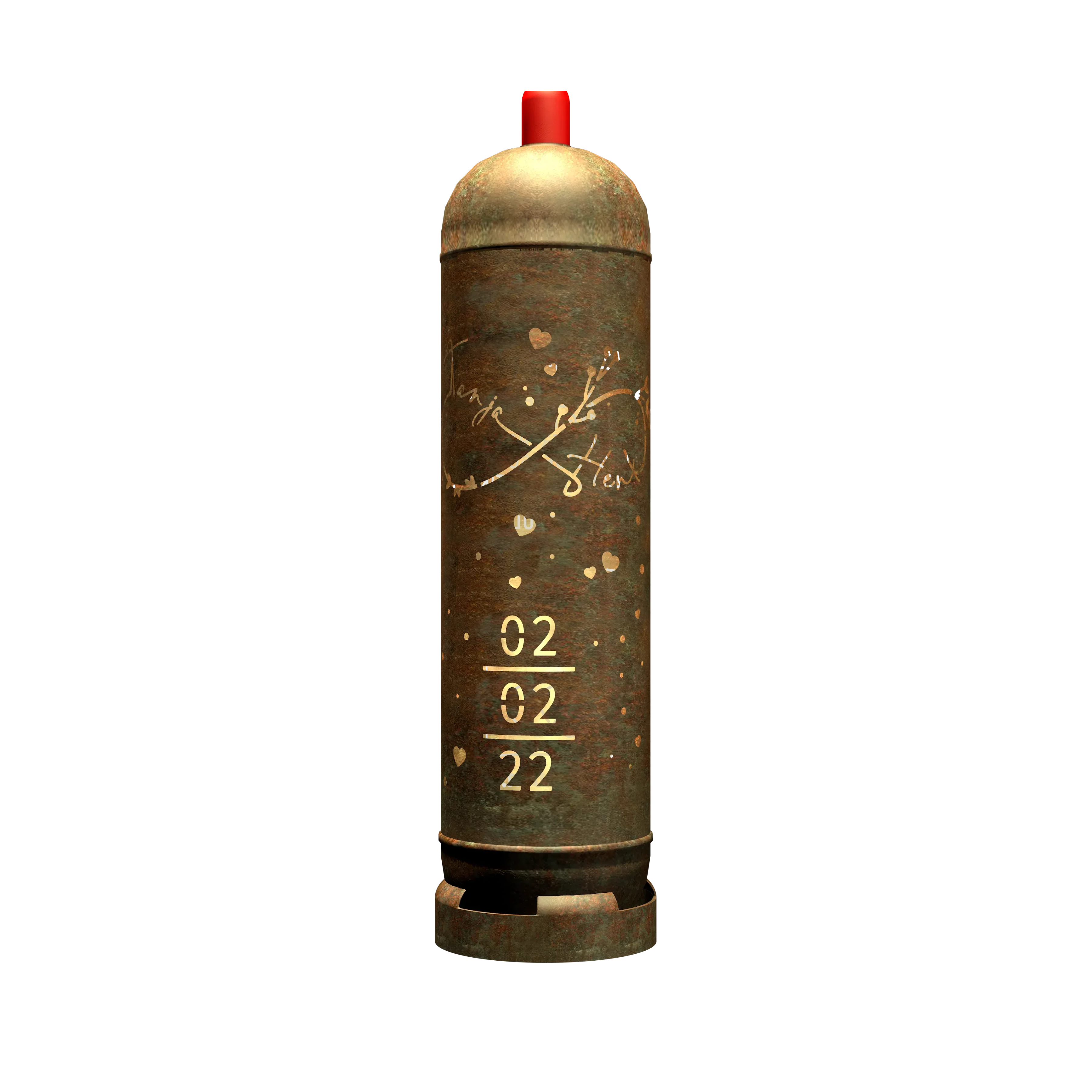 Fire barrel wedding motif 4 (incl. personalization)