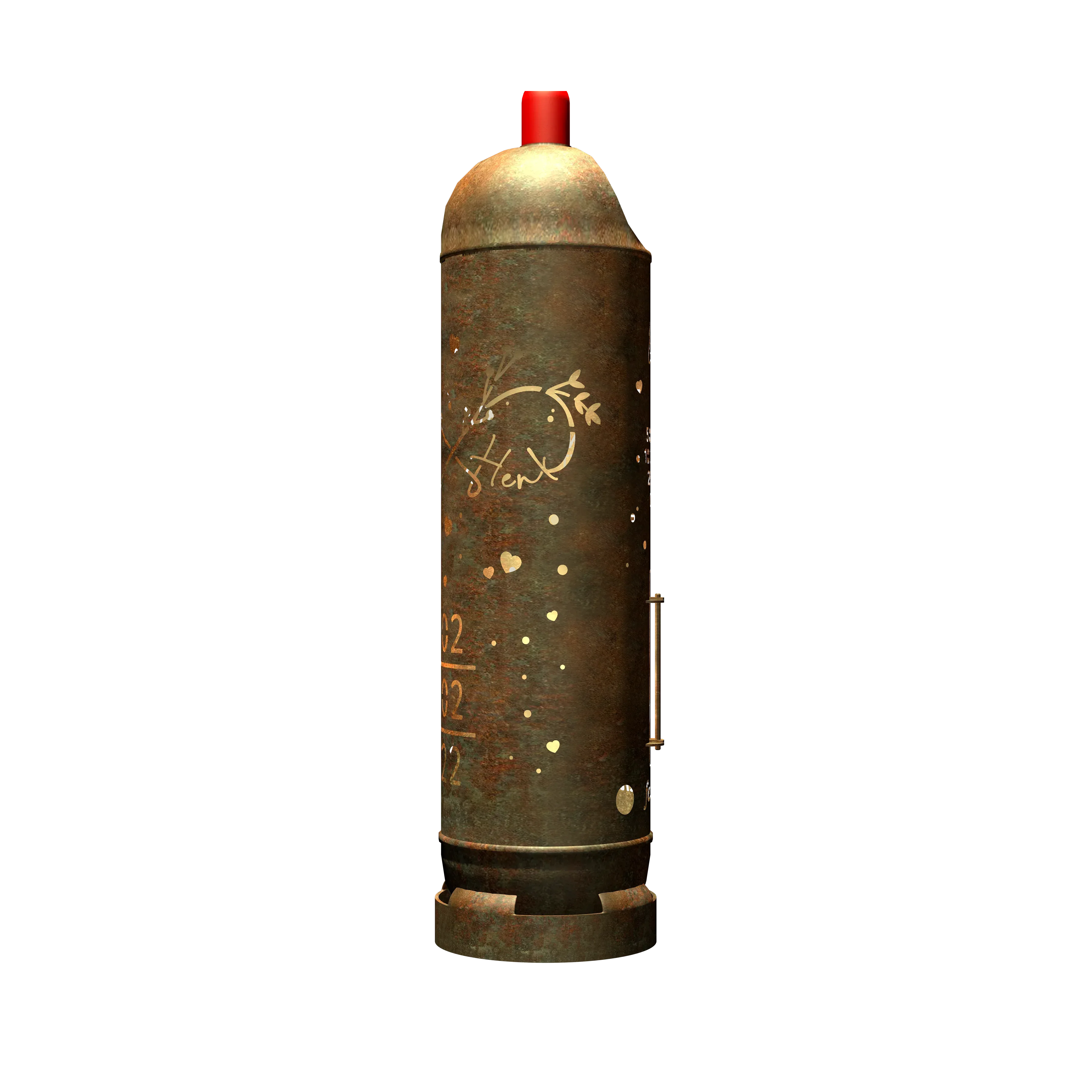 Fire barrel wedding motif 4 (incl. personalization)