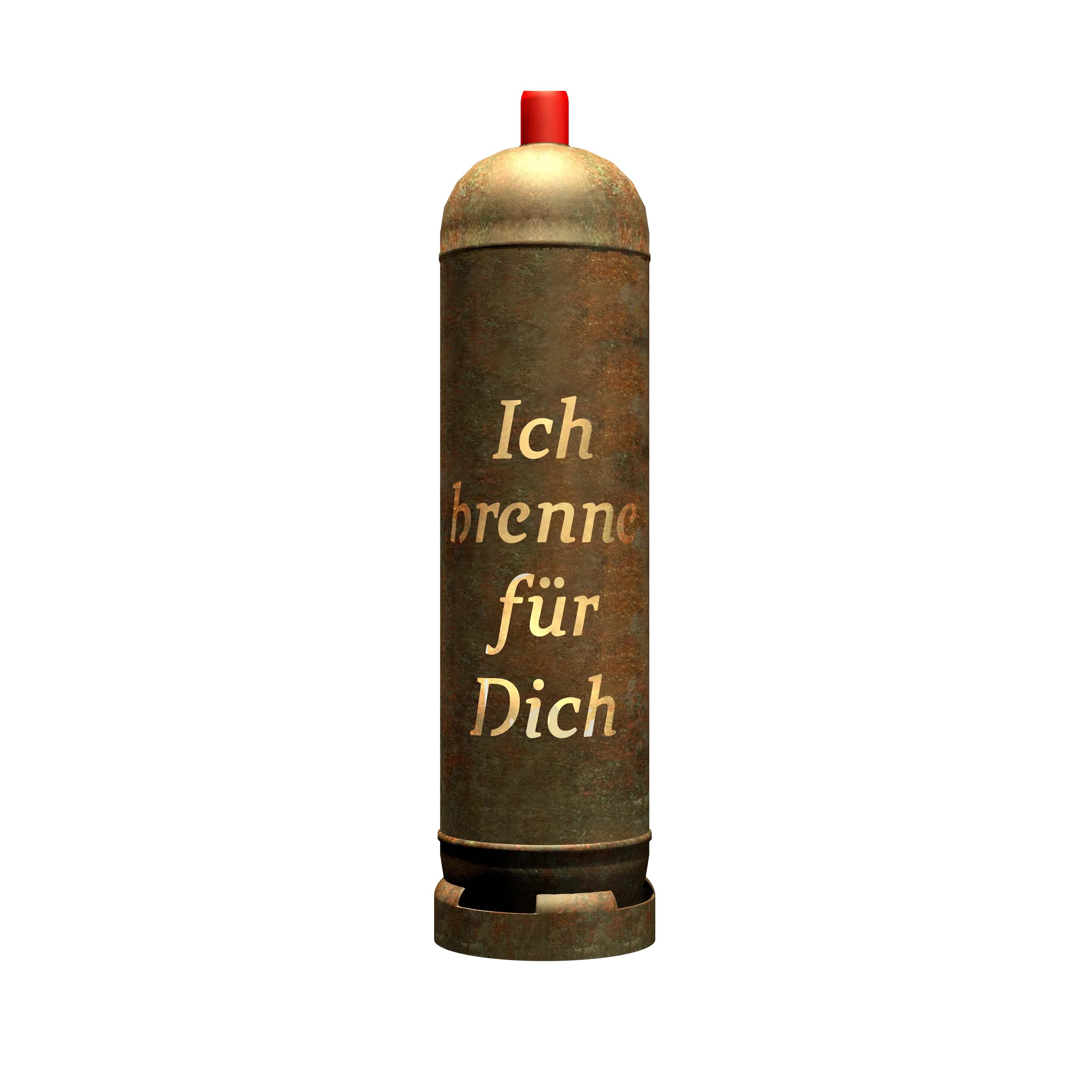 Feuertonne "Ich brenne für Dich"