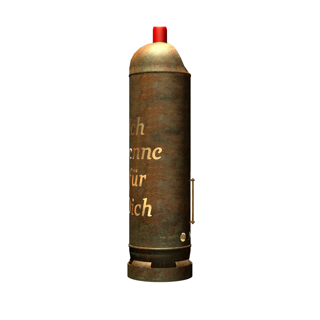 Feuertonne "Ich brenne für Dich"