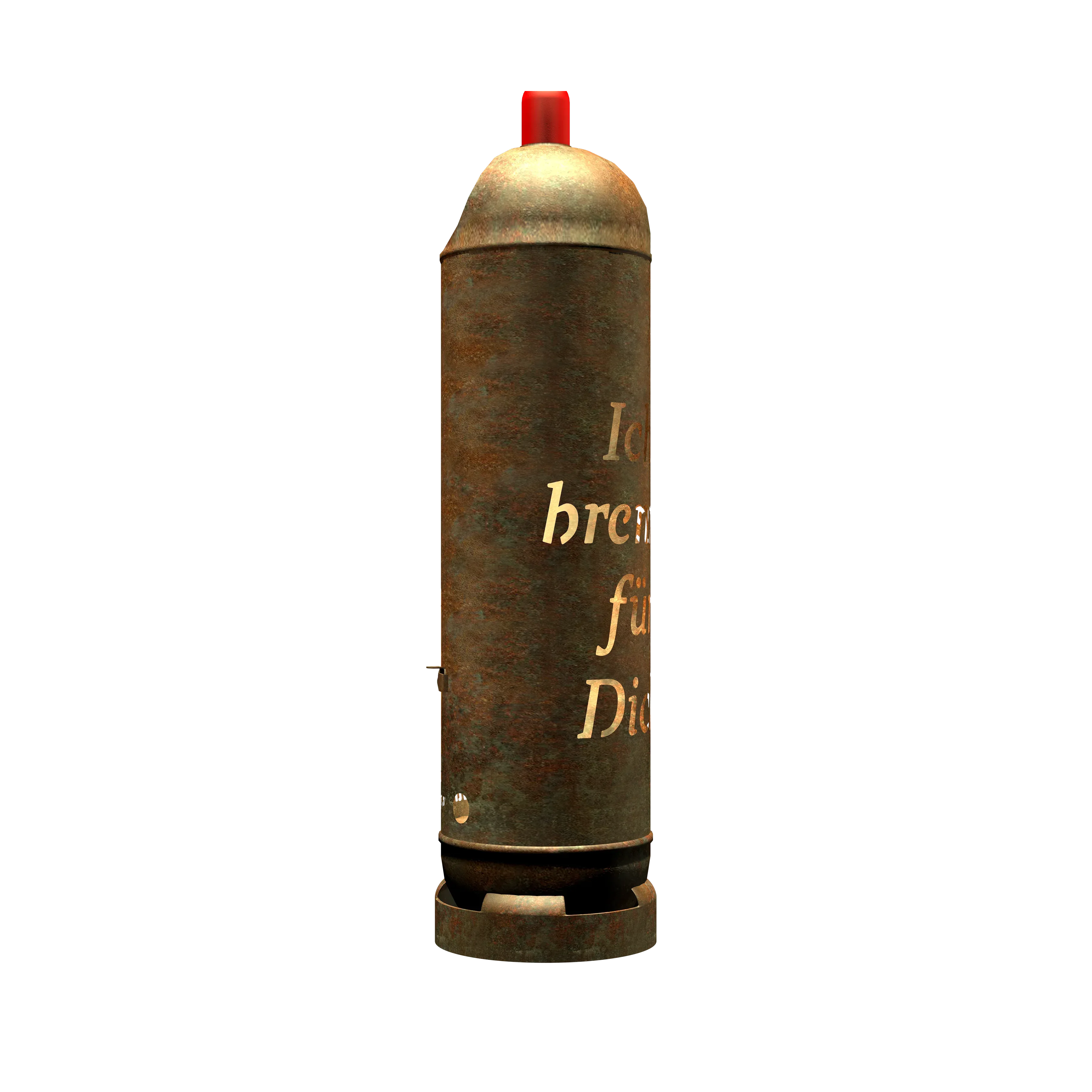 Feuertonne "Ich brenne für Dich"