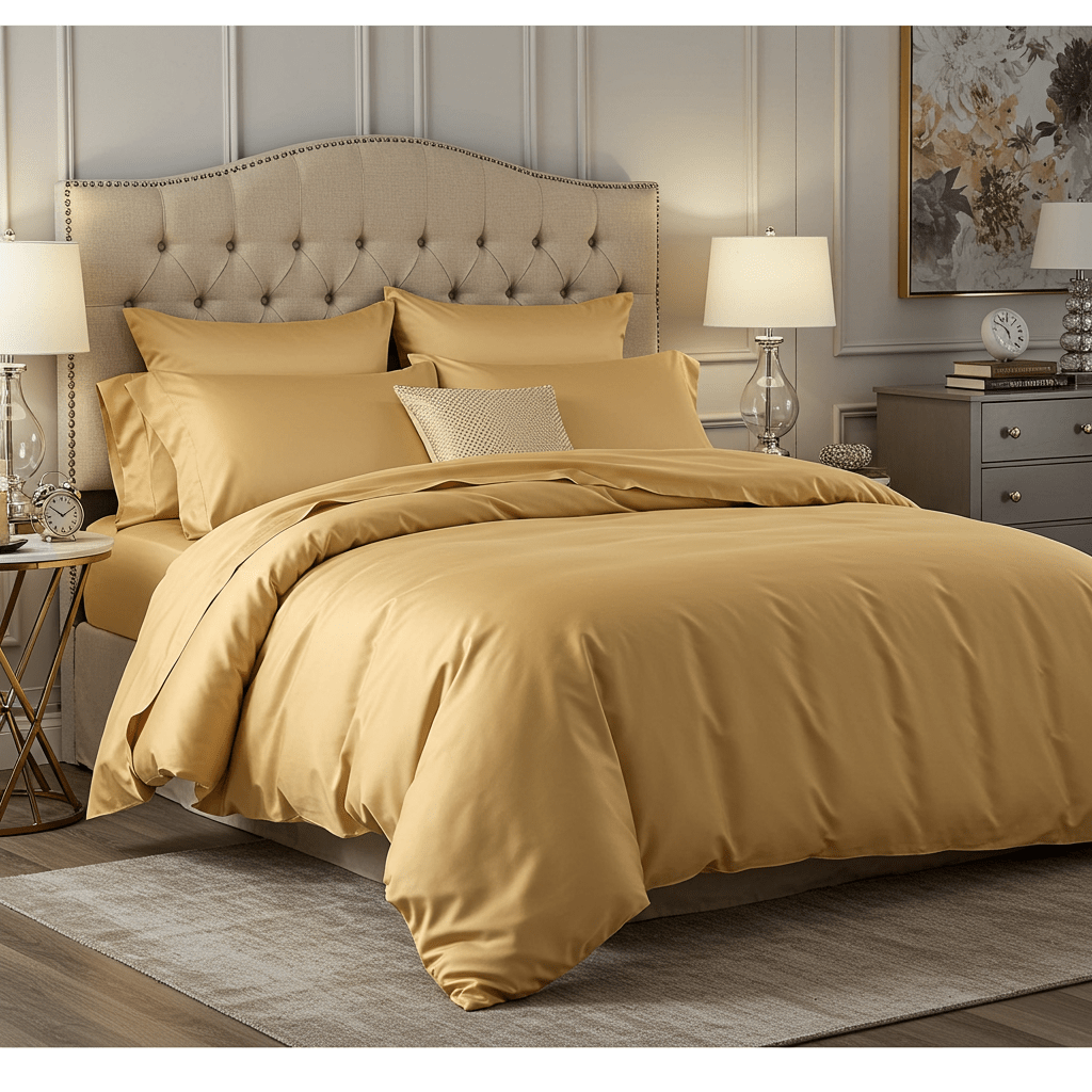 Charm Baumwolle Satin Spannbettlaken