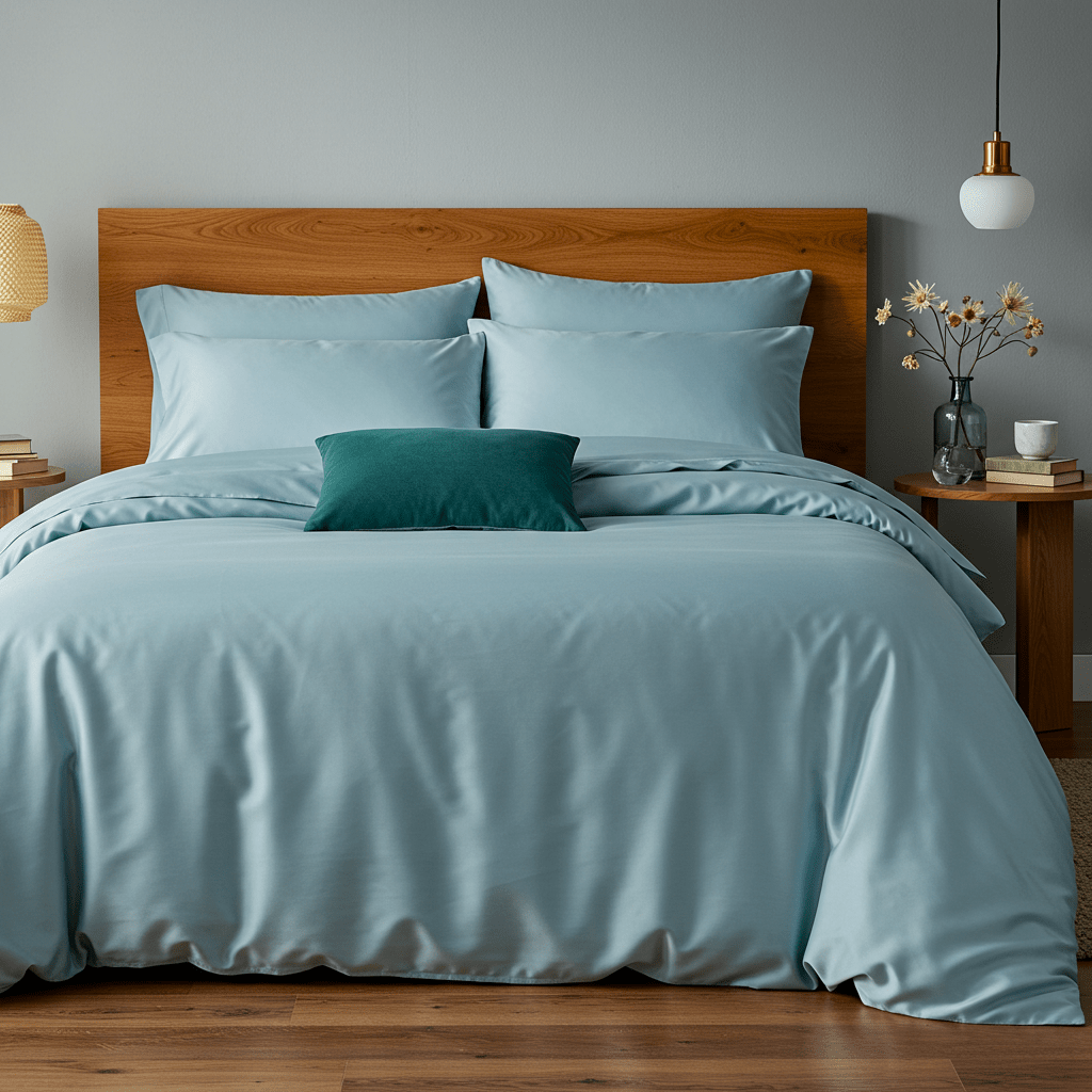 Luxe Baumwolle Satin Spannbettlaken