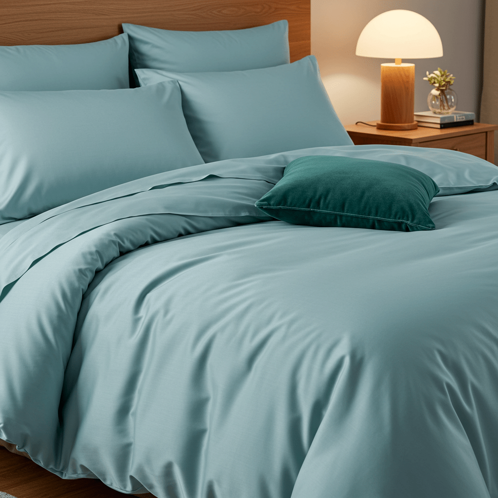 Luxe Baumwolle Satin Bettlaken