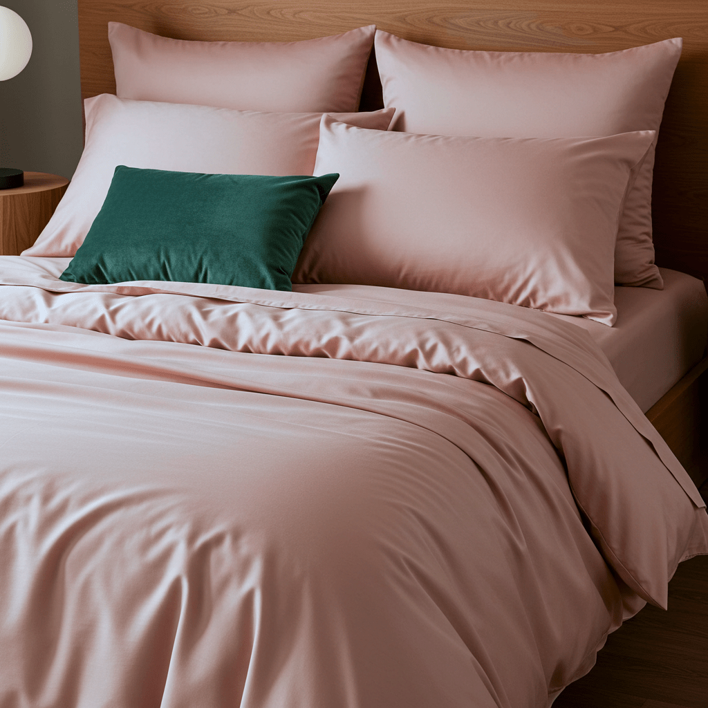 Luxe Baumwolle Satin Deckenbezug