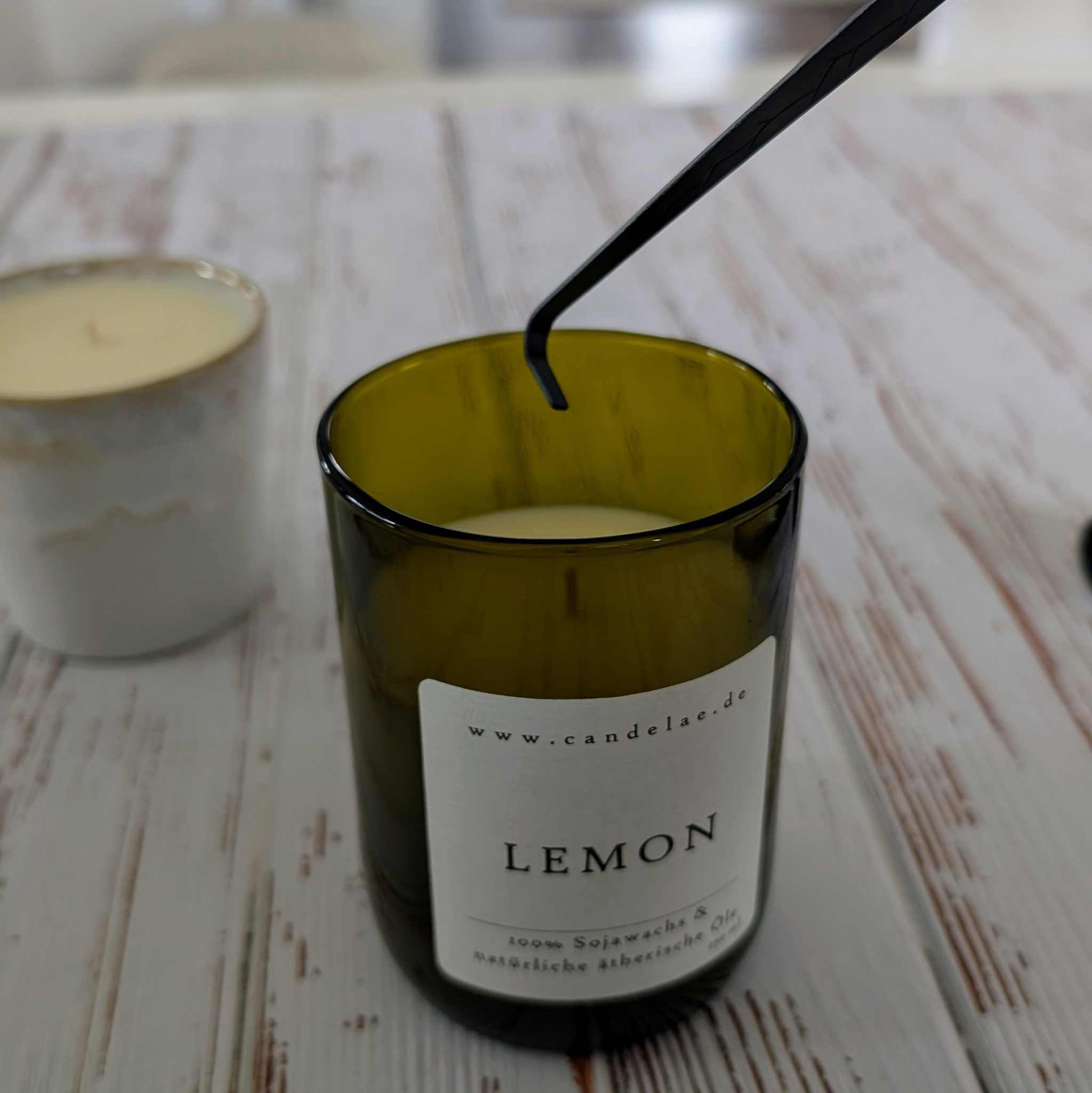 Black Candle Care Set – Wick Trimmer, Candle Snuffer & Wick Dipper for Scented Candles