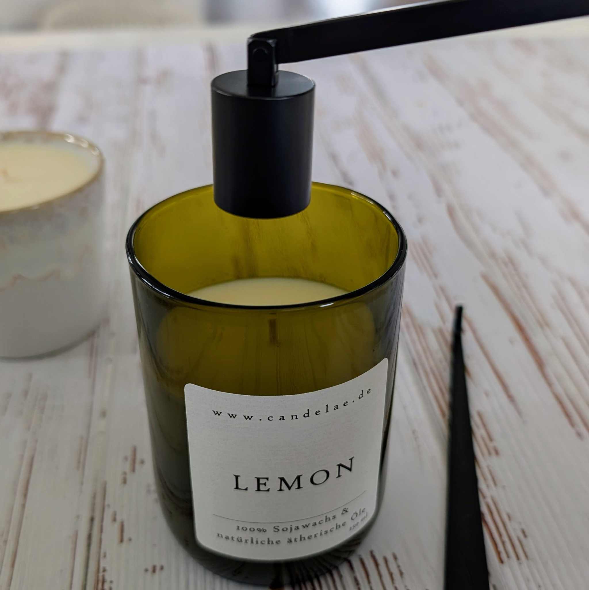 Black Candle Care Set – Wick Trimmer, Candle Snuffer & Wick Dipper for Scented Candles