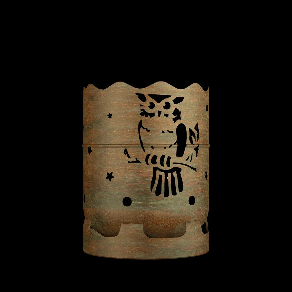 Feuertonne Eule - feuertonnen.org