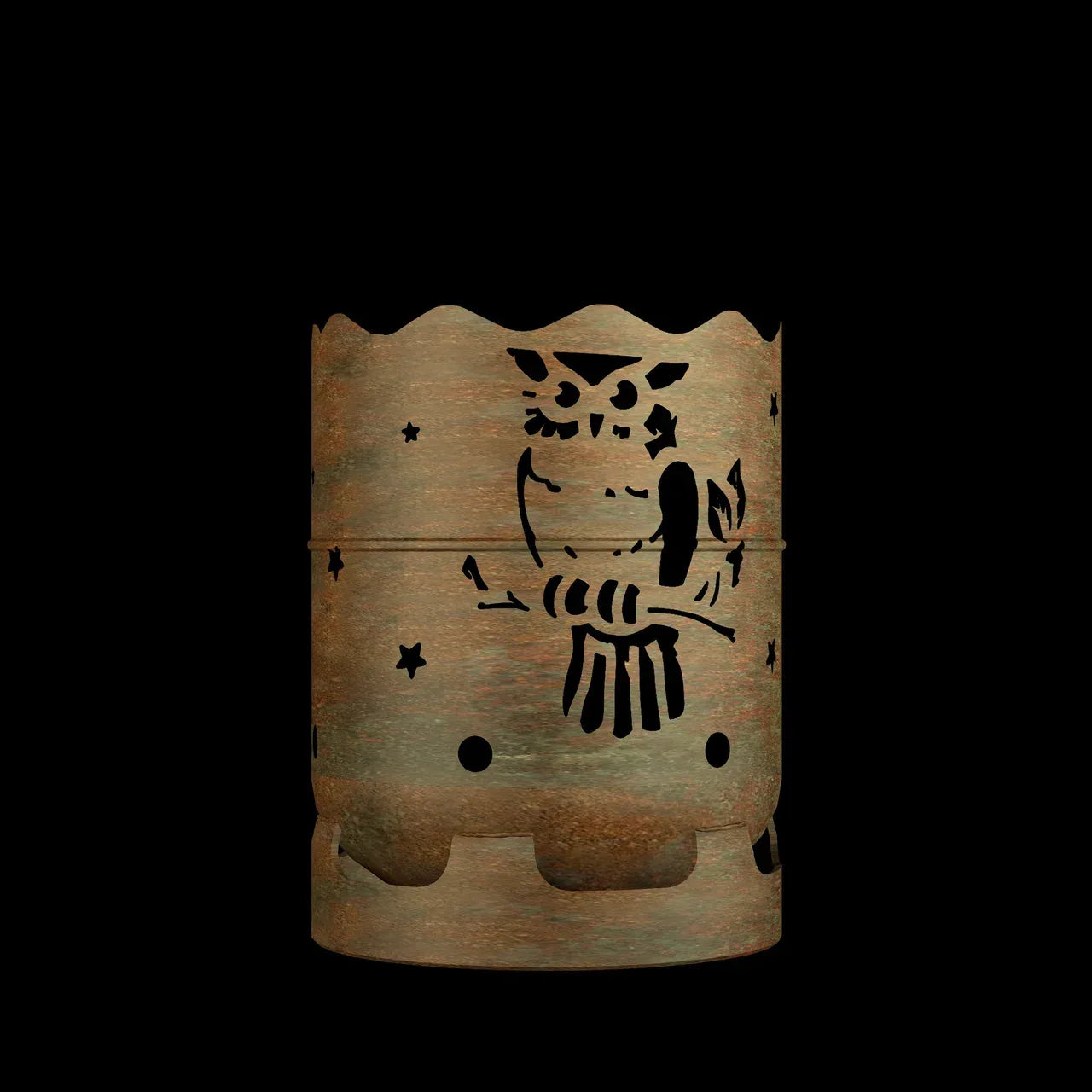 Feuertonne Eule - feuertonnen.org