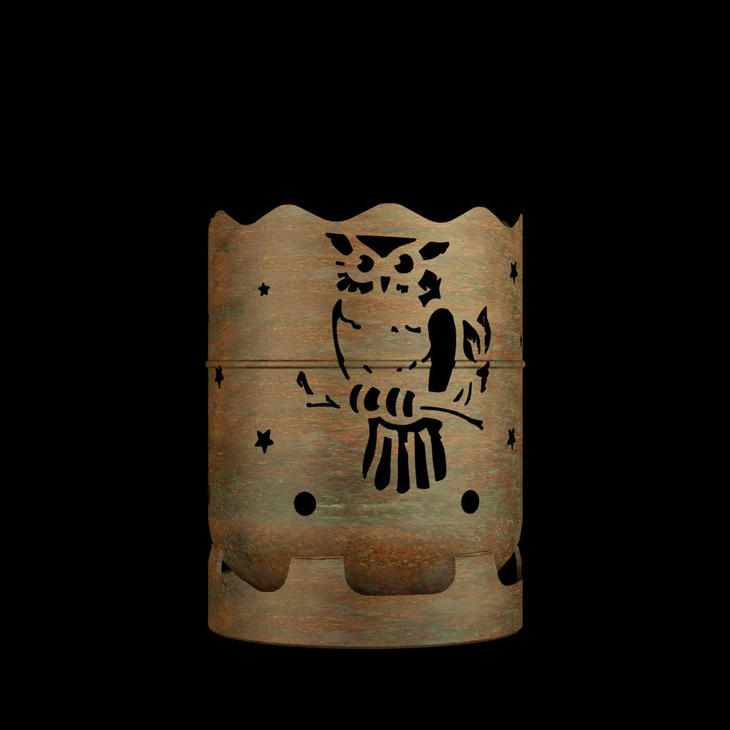 Feuertonne Eule - feuertonnen.org