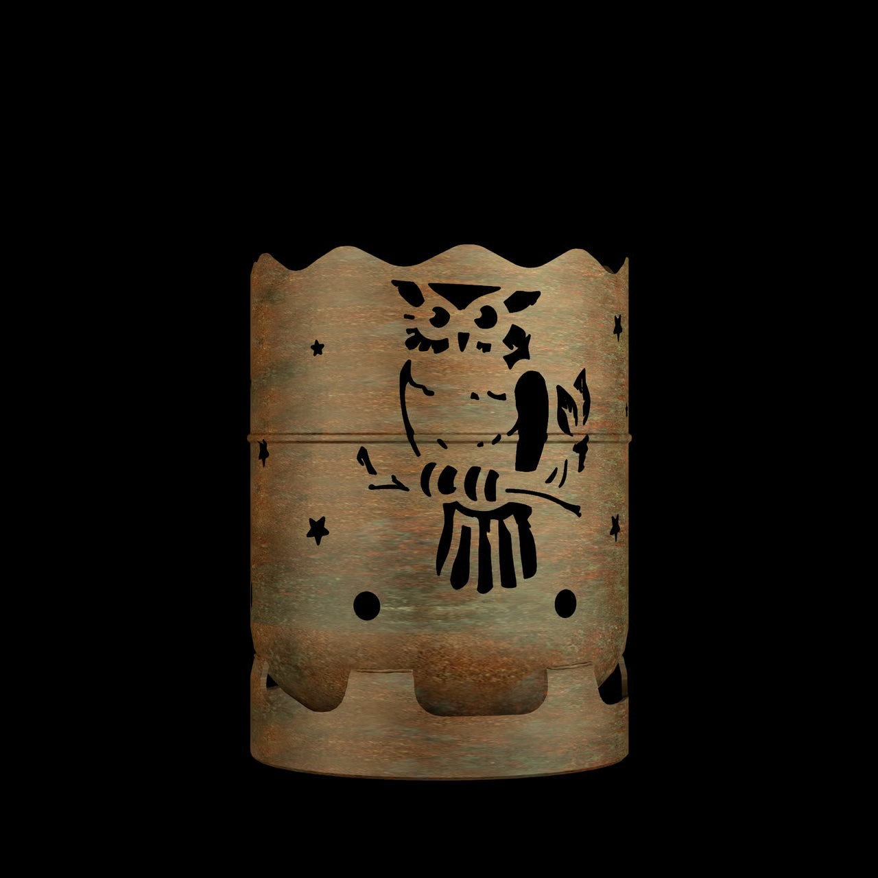 Feuertonne Eule - feuertonnen.org