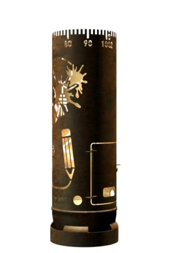 Feuertonne mit Kreativdesign - feuertonnen.org