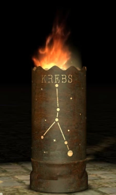 Dropslik Feuertonne "Sternzeichen Krebs" - feuertonnen.org