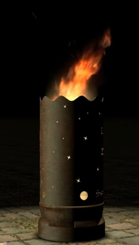 Dropslik Feuertonne "Sternzeichen Krebs" - feuertonnen.org