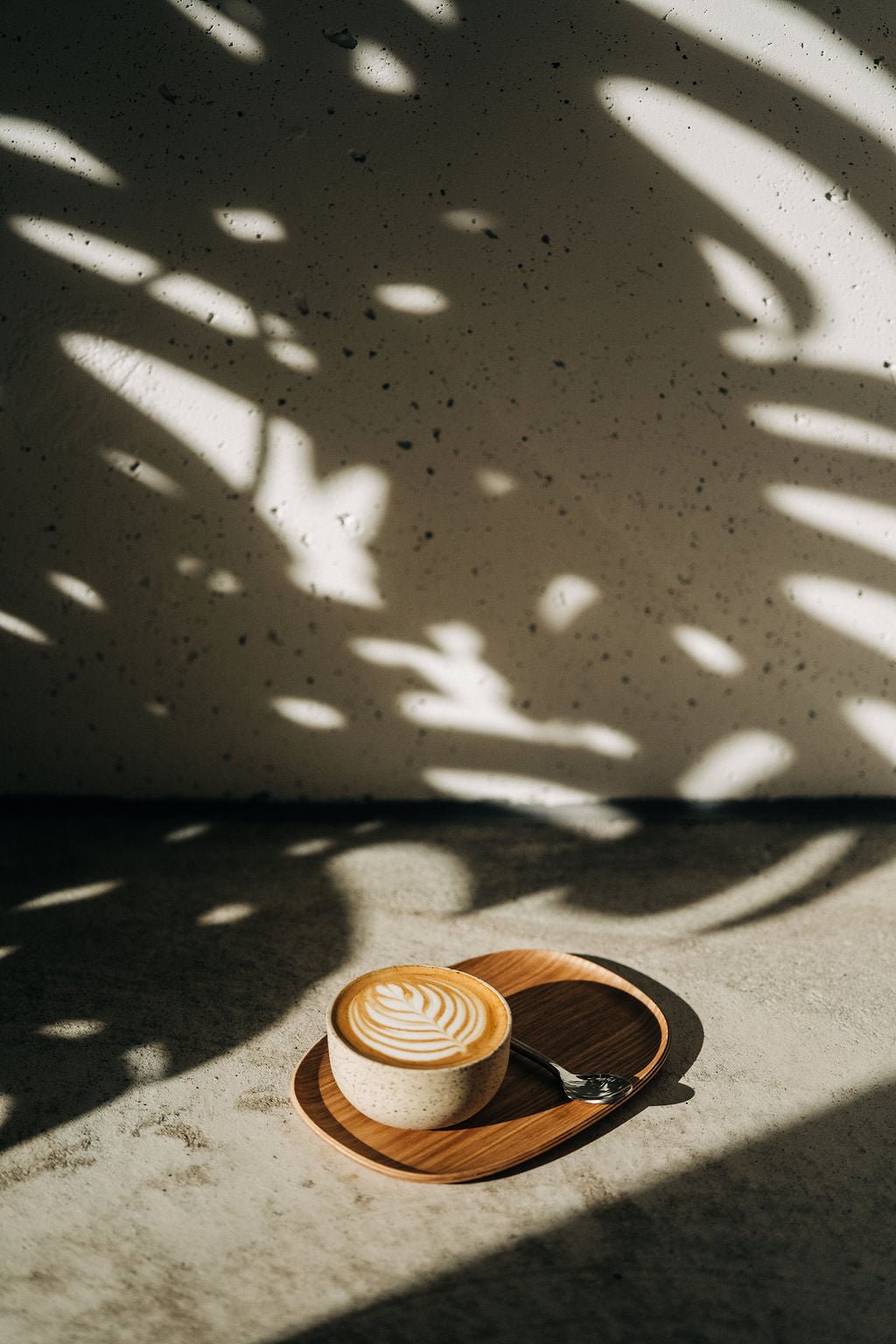 KUMO Cappuccino blau | handgemachte Tasse