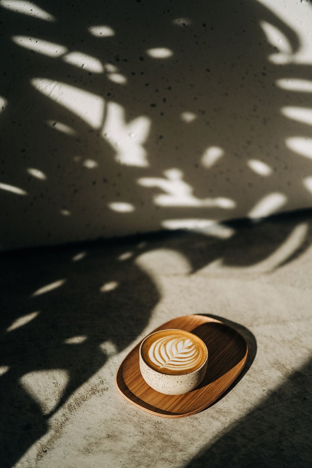 KUMO Cappuccino gelb | handgemachte Tasse