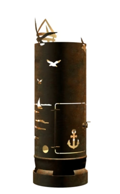 Feuertonne Leuchtturm exklusiv Design - feuertonnen.org